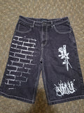 Denim shorts