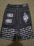Denim shorts