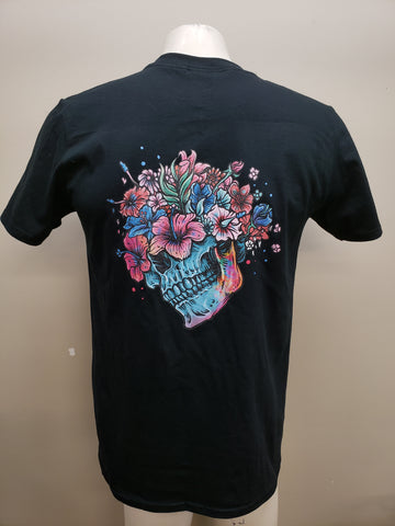 Flower skull t-shirt